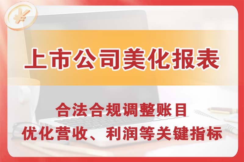 新民上市公司美化报表